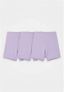 Anti Chafing 95% Cotton Pull On Boxer Shorts Lilac 3 Pack